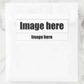 Sticker Rectangulaire Texte Origami (Sac)