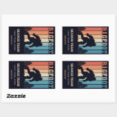 Sticker Rectangulaire Texte personnalisé (Feuille)