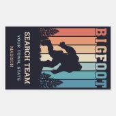 Sticker Rectangulaire Texte personnalisé (Devant)