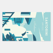 Sticker Rectangulaire Texte personnalisé Grèce (Devant)