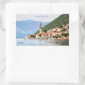 Sticker Rectangulaire Texte personnalisé Monténégro (Sac)