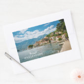 Sticker Rectangulaire Texte personnalisé Monténégro (Enveloppe)