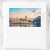 Sticker Rectangulaire Texte personnalisé Monténégro (Sac)