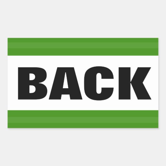 STICKER RECTANGULAIRE TEXTE RETOUR (Devant)