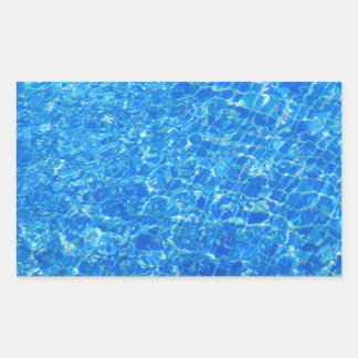 Sticker Rectangulaire texture bleu clair de l'eau