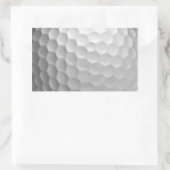 Sticker Rectangulaire Texture de balle de golf blanche gaufree (Sac)