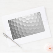 Sticker Rectangulaire Texture de balle de golf blanche gaufree (Enveloppe)