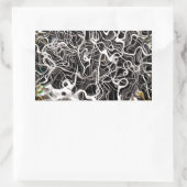 Sticker Rectangulaire texture de fond motif Abstrait (Sac)