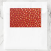 Sticker Rectangulaire Texture de gros plan du basket-ball (Sac)