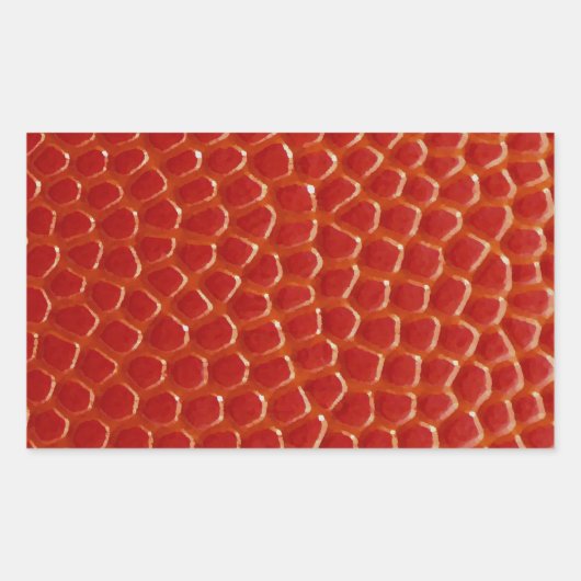 Sticker Rectangulaire Texture de gros plan du basket-ball (Devant)