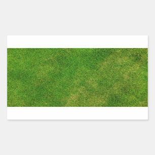 Sticker Rectangulaire Texture d'herbe verte