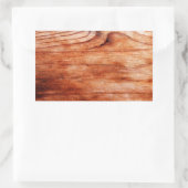 Sticker Rectangulaire Texture du grain de bois (Sac)