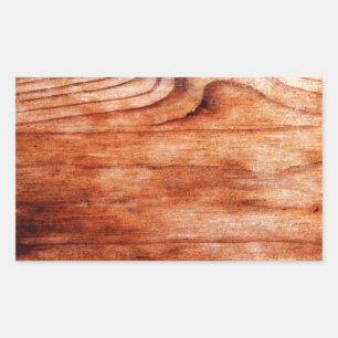Sticker Rectangulaire Texture du grain de bois