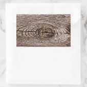 Sticker Rectangulaire Texture du grain de bois (Sac)