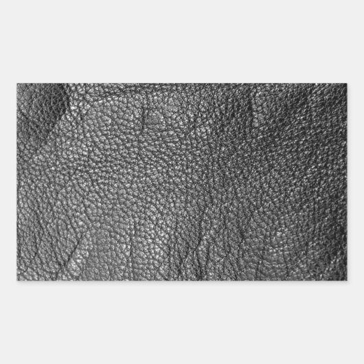 Sticker Rectangulaire Texture en cuir (Devant)