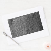 Sticker Rectangulaire Texture en cuir (Enveloppe)