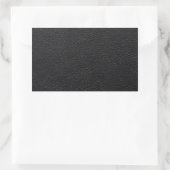 Sticker Rectangulaire Texture en cuir noir (Sac)