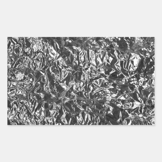 Sticker Rectangulaire Texture métallique de l'huile d'aluminium (Devant)