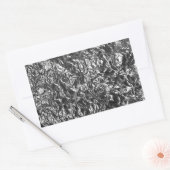 Sticker Rectangulaire Texture métallique de l'huile d'aluminium (Enveloppe)