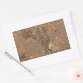 Sticker Rectangulaire Texture métallique rouillée (Enveloppe)