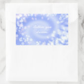 Sticker Rectangulaire texture spirale abstraite de violet (Sac)