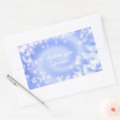 Sticker Rectangulaire texture spirale abstraite de violet (Enveloppe)