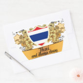 Sticker Rectangulaire Thaï classique (Enveloppe)