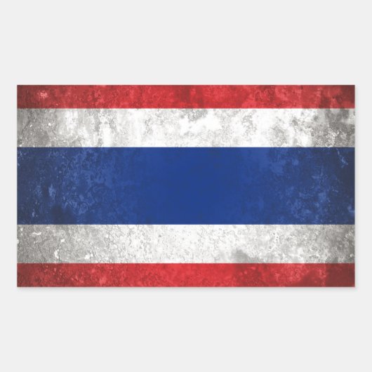 Sticker Rectangulaire Thaïlande (Devant)