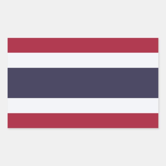 Sticker Rectangulaire Thaïlande (Devant)