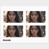 Sticker Rectangulaire Thalassa (Feuille)