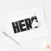 Sticker Rectangulaire The Batman "Hero" Graphic (Enveloppe)