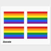 Sticker Rectangulaire The Colors of the rainbow (Feuille)