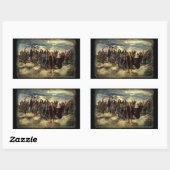 Sticker Rectangulaire The Company Framed (Feuille)