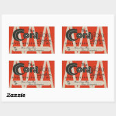 Sticker Rectangulaire The Cora Hotel (London) (Feuille)