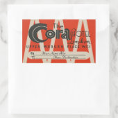Sticker Rectangulaire The Cora Hotel (London) (Sac)