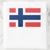 Sticker Rectangulaire The Flag of Norway - Scandinavia (Sac)