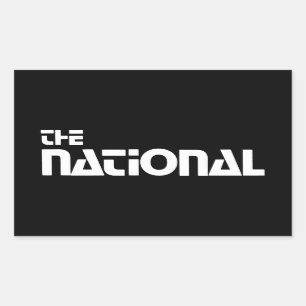 Sticker Rectangulaire  The National - Habillage promotionnel (1980)