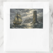 Sticker Rectangulaire The Old Man of Hoy par BurnsInHell (Sac)