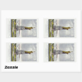 Sticker Rectangulaire The Statue of Liberty, The Great Bartholdi Statue (Feuille)