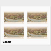 Sticker Rectangulaire The Ultimate Washington D.C. Map (1915) (Feuille)