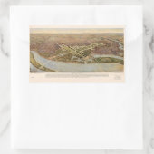 Sticker Rectangulaire The Ultimate Washington D.C. Map (1915) (Sac)