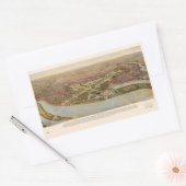 Sticker Rectangulaire The Ultimate Washington D.C. Map (1915) (Enveloppe)