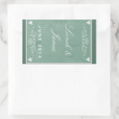 Sticker Rectangulaire Thème de tableau de bord avec les coeurs (Sac)