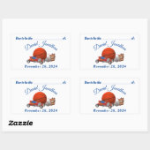 Sticker Rectangulaire Thème Jouets de garçon (Feuille)