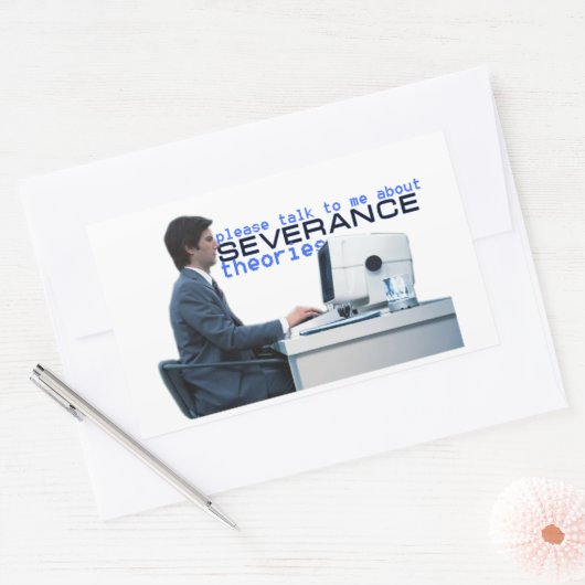 STICKER RECTANGULAIRE THÉORIE DE LA SÉVERSION (Enveloppe)