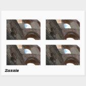 Sticker Rectangulaire Thermes impériaux romains Trier (Feuille)