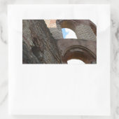Sticker Rectangulaire Thermes impériaux romains Trier (Sac)