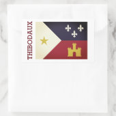 Sticker Rectangulaire Thibodaux, Louisiane (Sac)