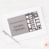 Sticker Rectangulaire This Book Belong (Enveloppe)