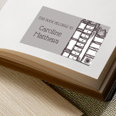 Sticker Rectangulaire This Book Belong